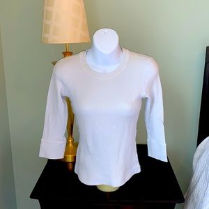 Three Dots Waffle Knit Top